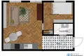 2 room apartment 39 m² Lodz, Poland