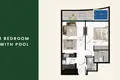 Appartement 1 chambre 77 m² Doubaï, Émirats arabes unis