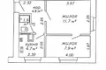 Appartement 31 m² Minsk, Bélarus
