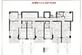 Пентхаус 2 комнаты 58 м² Akarca Koyu, Турция
