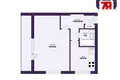 Wohnung 1 zimmer 36 m² Minsk, Belarus