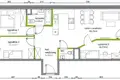 Appartement 4 chambres 72 m² Varsovie, Pologne