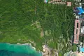 Wohnkomplex New residential complex of villas and apartments on the ocean shore in Nusa Dui, Bali, Indonesia