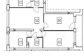 3 room apartment 55 m² Warsaw, Poland