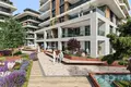 Residential complex New residential complex with swimming pool, a fitness center and lounge areas, Istanbul, Turkey