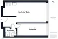 2 room apartment 37 m² in Warsaw, Poland