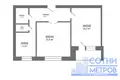 Appartement 2 chambres 49 m² Marina Horka, Bélarus