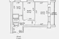 2 room apartment 51 m² Minsk, Belarus