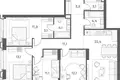 4 bedroom apartment 100 m² Moscow, Russia