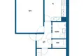 Appartement 2 chambres 58 m² Kemi, Finlande