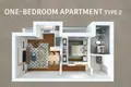 1 bedroom apartment 55 m² Risan, Montenegro