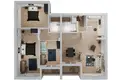 Appartement 3 chambres 115 m² Municipalité de Bar, Monténégro