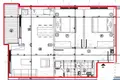 Квартира 2 спальни 62 м² Будва, Черногория