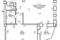 Квартира 2 комнаты 67 м² Минск, Беларусь