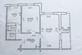 Appartement 2 chambres 51 m² Minsk, Bélarus