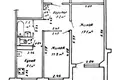 Appartement 2 chambres 49 m² Minsk, Bélarus