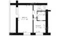 Mieszkanie 1 pokój 35 m² Brześć, Białoruś