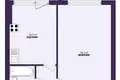 Apartamento 1 habitación 35 m² Saligorsk, Belarús