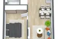 Apartamento 2 habitaciones 45 m² Klaipeda, Lituania