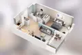 Appartement 2 chambres 46 m² Poznan, Pologne