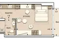 Studio apartment 35 m² Dubai, United Arab Emirates