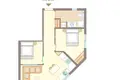 Apartamento 2 habitaciones 59 m² Chipre, Chipre