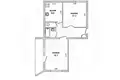 Квартира 2 комнаты 53 м² Брест, Беларусь
