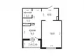 Wohnung 1 zimmer 42 m² Minsk, Belarus