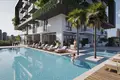Kompleks mieszkalny New residence Treppan Tower with swimming pools and a lounge area, JVT, Dubai, UAE