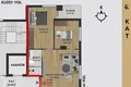 2 bedroom apartment 80 m² Muratpasa, Turkey