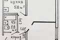 Apartamento 1 habitación 31 m² Minsk, Belarús