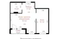 Wohnung 2 zimmer 65 m² Minsk, Belarus