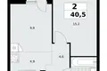 Квартира 2 комнаты 41 м² район Коммунарка, Россия