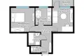 Appartement 2 chambres 39 m² Kaunas, Lituanie