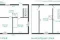 House 59 m² Pliski sielski Saviet, Belarus