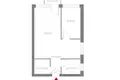 2 room apartment 45 m² Warsaw, Poland