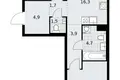 Квартира 2 комнаты 58 м² район Троицк, Россия