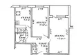 Квартира 2 комнаты 47 м² Минск, Беларусь
