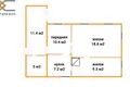 House 62 m² Valozynski sielski Saviet, Belarus