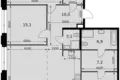 Appartement 4 chambres 136 m² Moscou, Russie