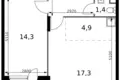 Wohnung 2 zimmer 50 m² Sapronovo, Russland