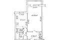 Apartamento 1 habitación 34 m² Minsk, Belarús