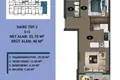 Apartamento 2 habitaciones 49 m² Mezitli, Turquía