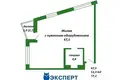 Mieszkanie 1 pokój 52 m² Mińsk, Białoruś