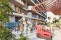 Residential complex New Ocean Pearl Residence with swimming pools close to the canal and Dubai Creek, Dubai Islands, Dubai, UAE