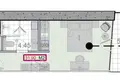 Studio apartment 1 bedroom 31 m² Batumi, Georgia