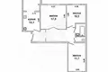 Mieszkanie 3 pokoi 69 m² Brześć, Białoruś