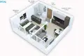 Apartamento 2 habitaciones 34 m² Vilna, Lituania