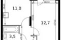 Mieszkanie 1 pokój 32 m² Sapronovo, Rosja