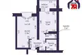 Apartamento 1 habitación 44 m² Smalyavichy, Belarús